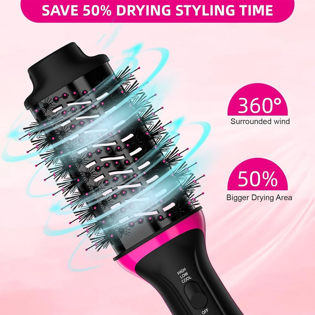 EVERAIRY Professional Volumizer Hair Blow Dryer Brush